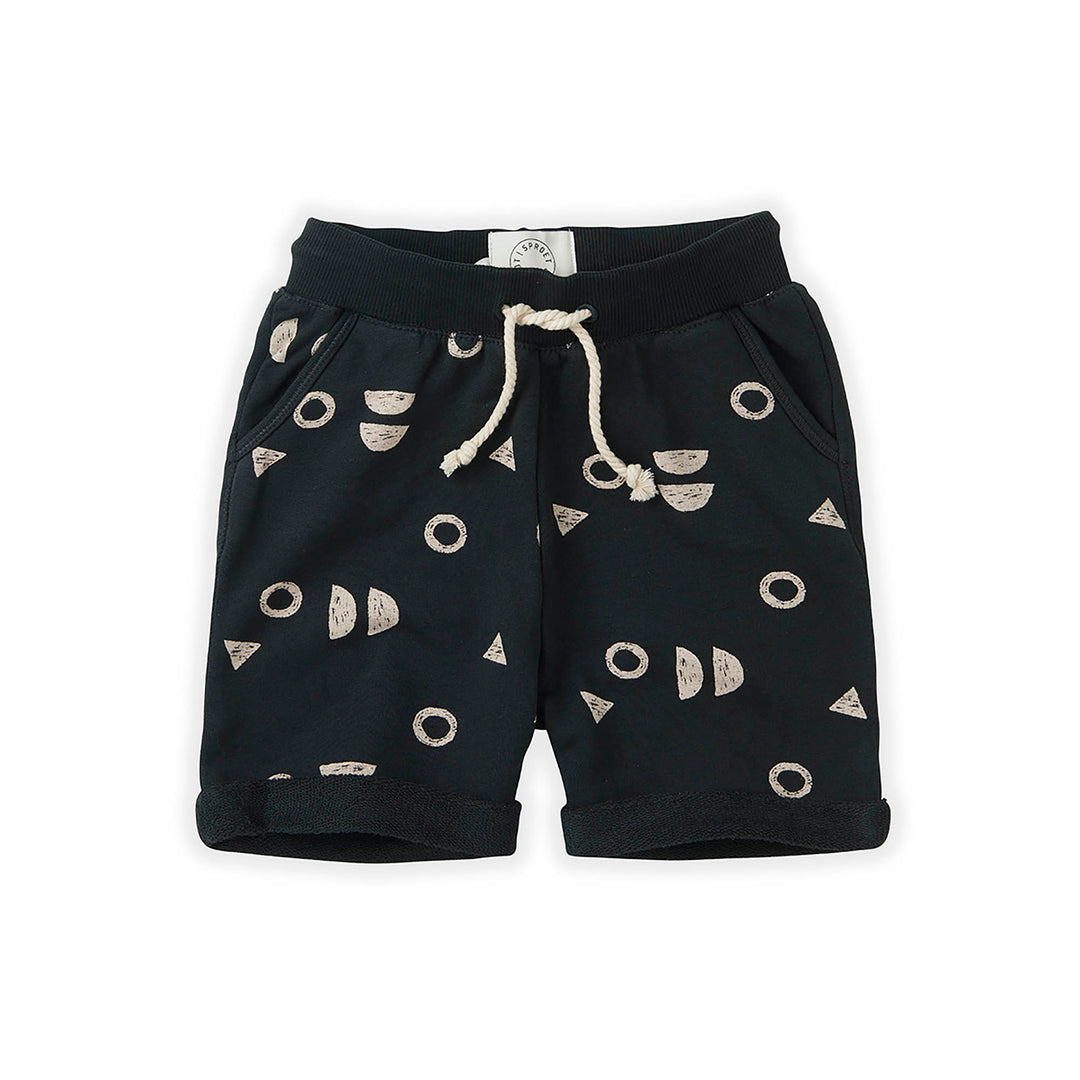 Short Print Abstract - Asphalt Shorts Sproet & Sprout 