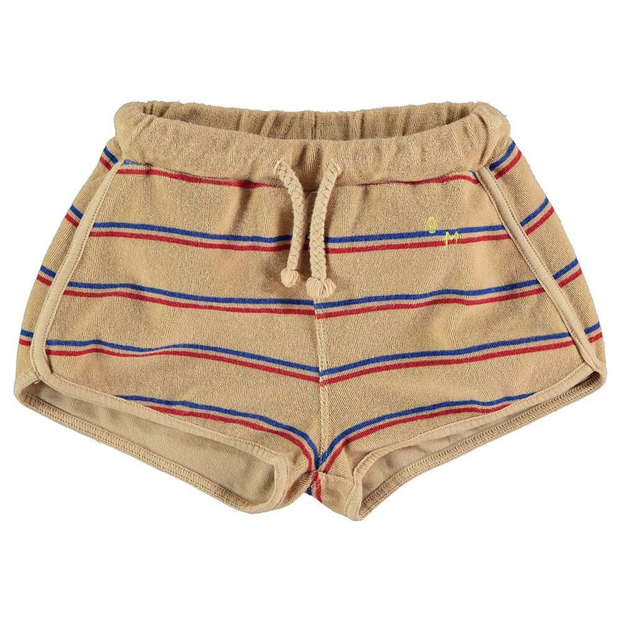 Shorts Terry Bistripe - Beige Shorts BonMot 