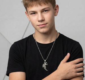 Silver Motif Necklace