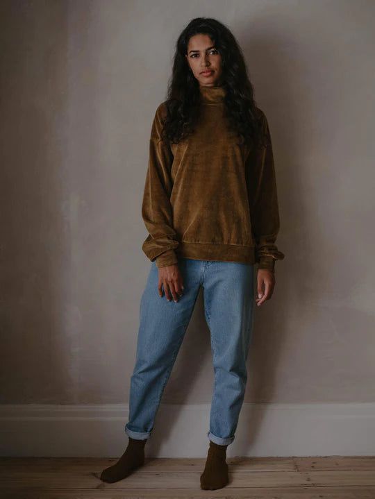 The Velvet Sweater Women's - Bronze Sweaters The Simple Folk 