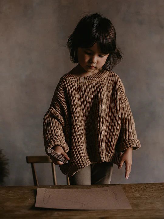 The Chunky Sweater - Caramel Sweaters The Simple Folk 