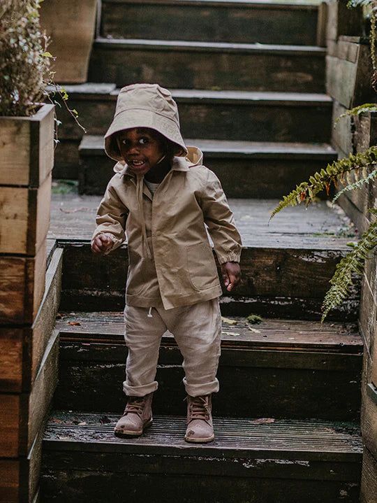 The Rain Jacket - Khaki Rain Jackets The Simple Folk 