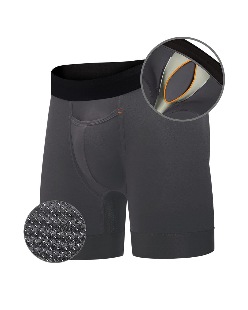 Apex III Boxer Brief - Iron (Dark Gray)