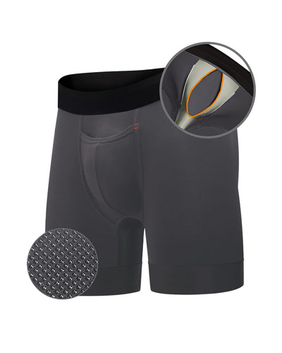 Apex III Boxer Brief - Iron (Dark Gray)