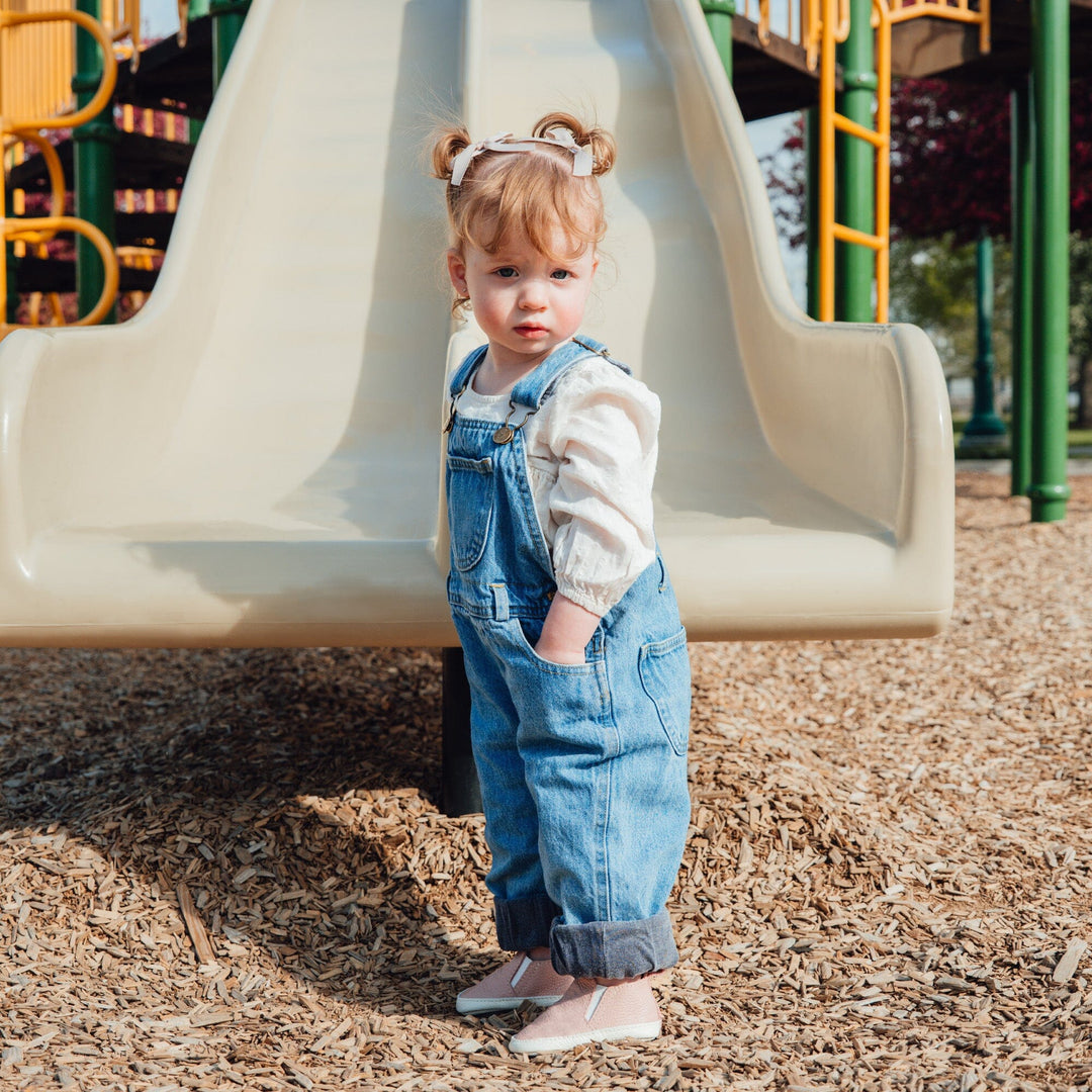 Blush Slip On Baby Shoe