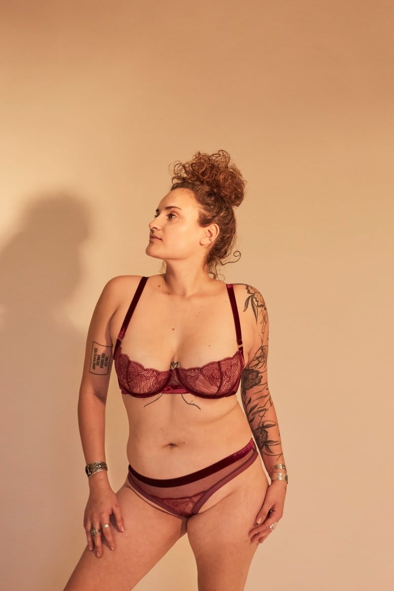 It's Just Feels Thong - Burgundy