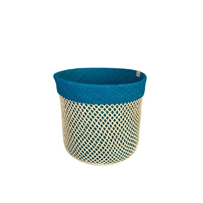 Two-In-One Woven Basket - Blue