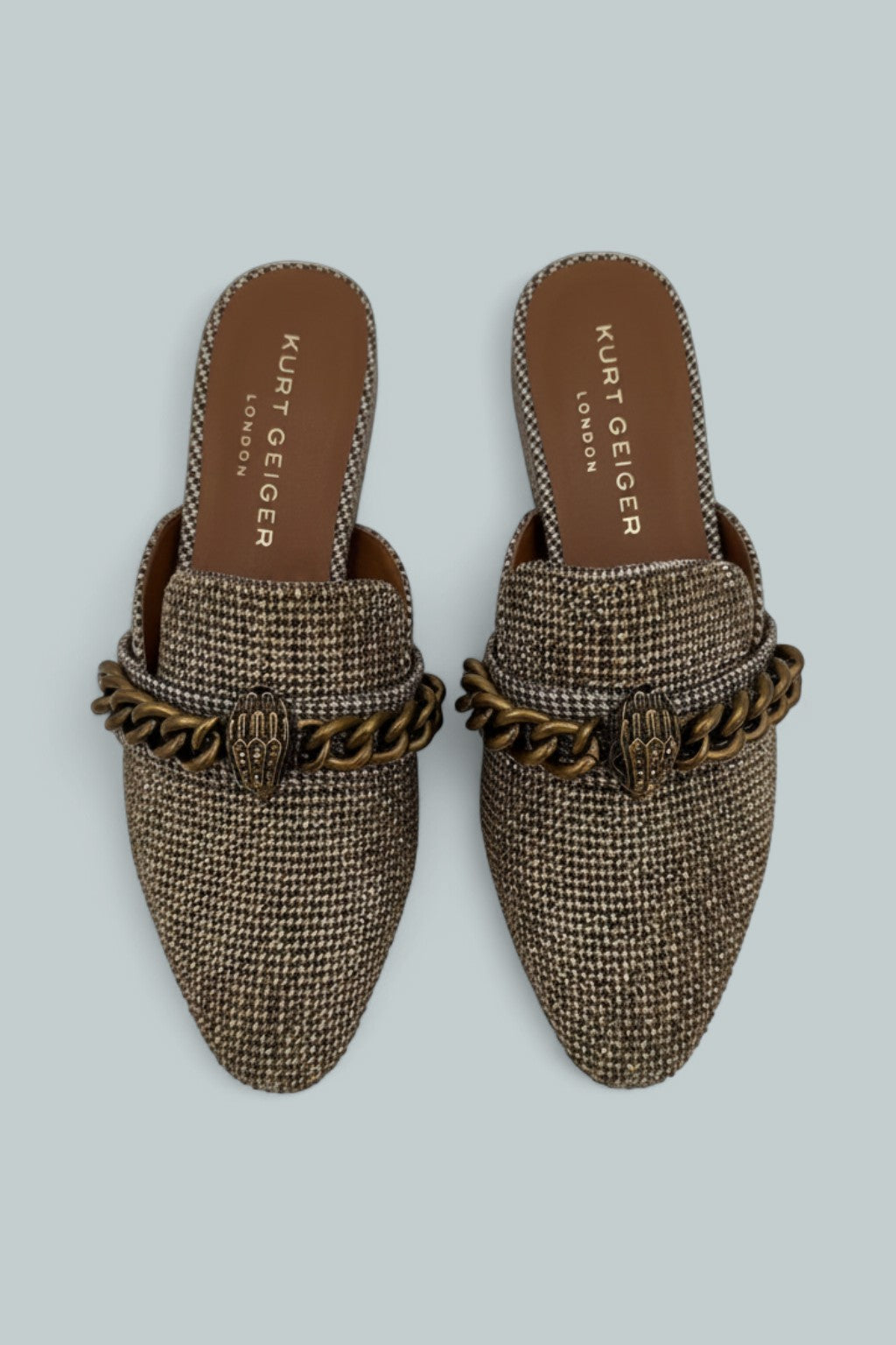 Chelsea Mules - Dark Beige