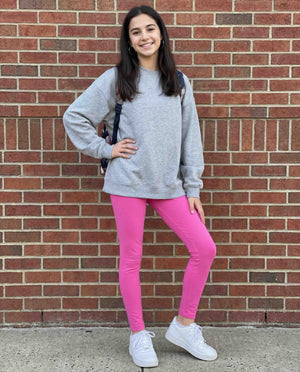 Solid Leggings - Carousel Pink