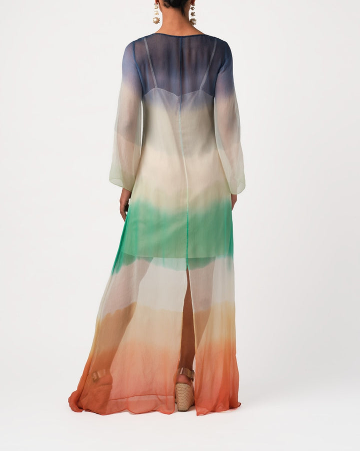 Ophelia Dress - Multi Ombre