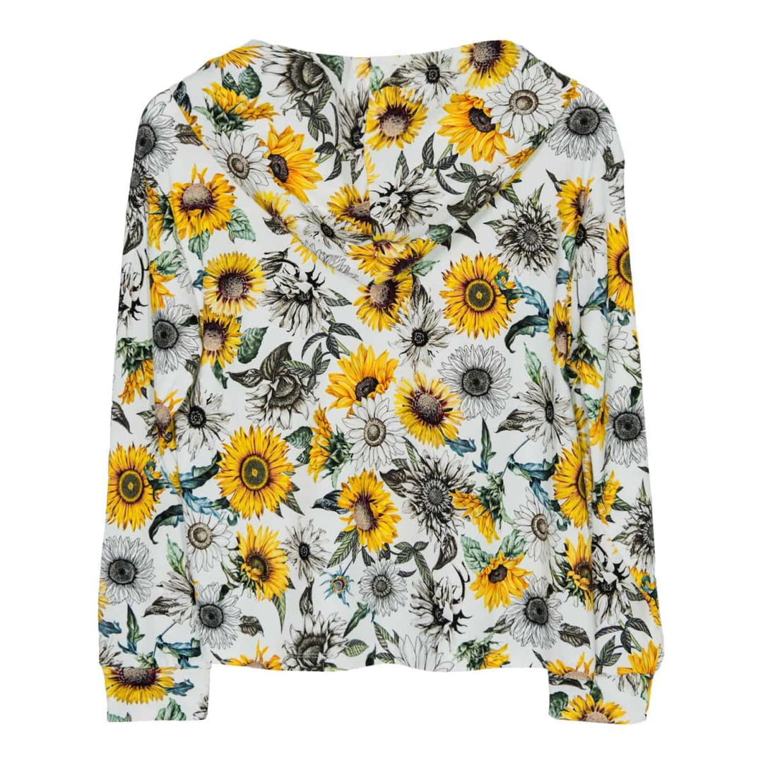 Ladies Pullover Hoodie - Sunflower