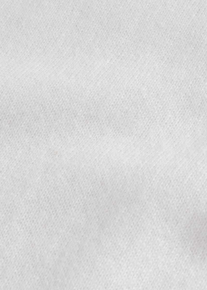 Cashmere Turtleneck Sweater - White
