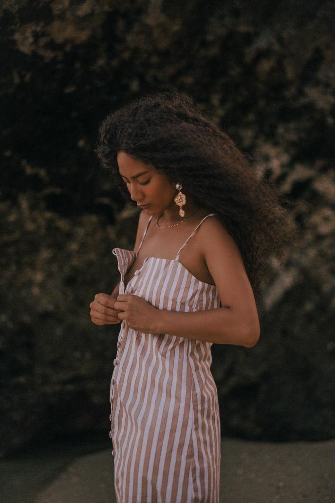 Maryn Slip Dress - Terracotta