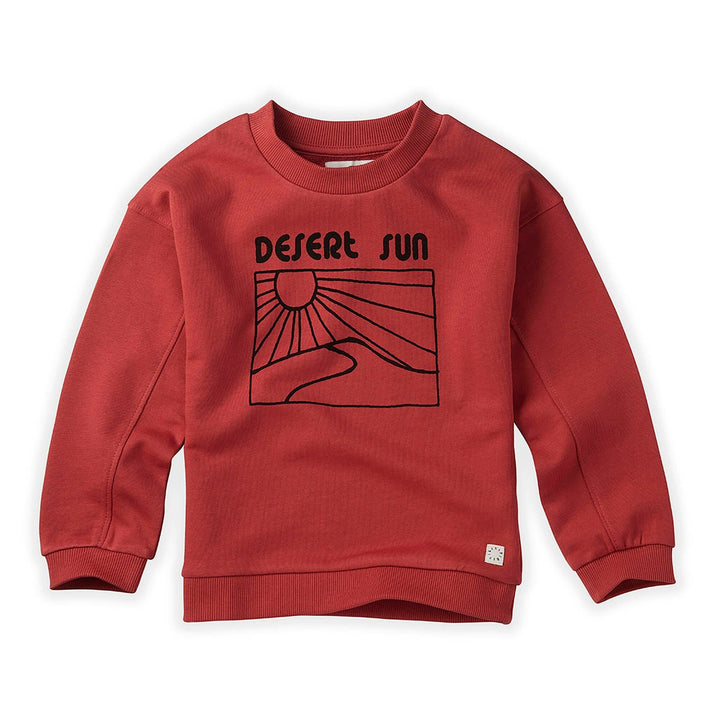 Sweatshirt Desert Sun - Cherry Red Sweatshirts Sproet & Sprout 