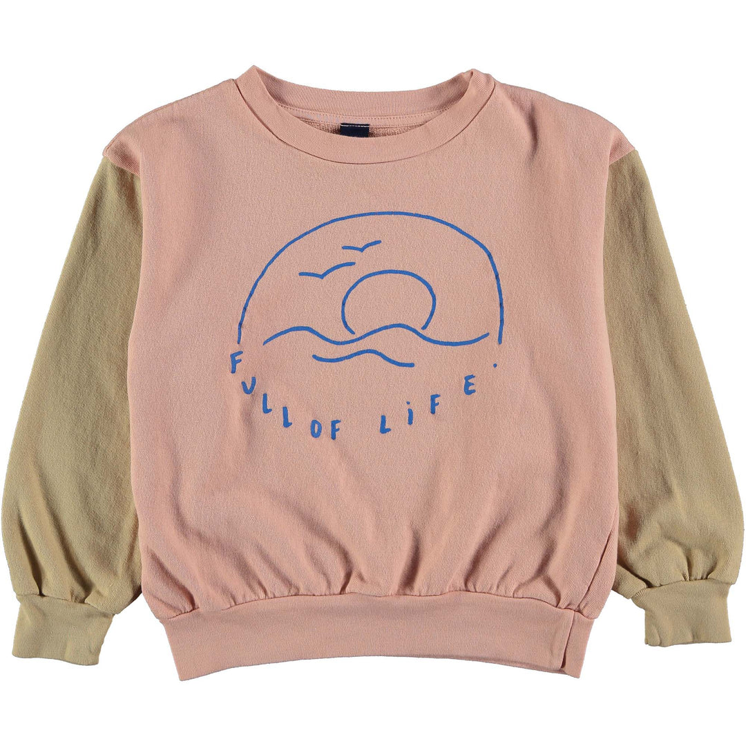 Sweatshirt Full of Life - Dusty Pink