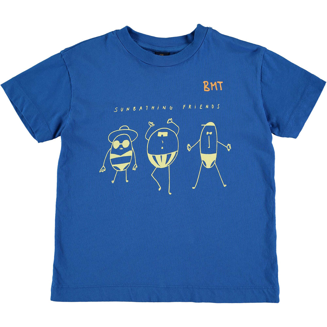 T-Shirt Sunbathing - Fresh Blue T-Shirts BonMot 
