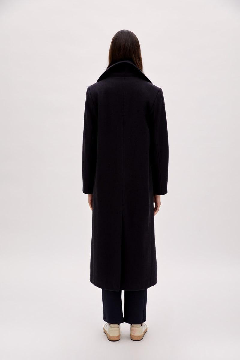 Wool Women Coat - Black