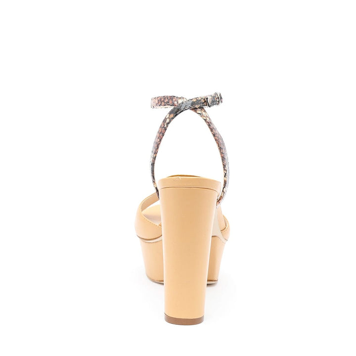 Nude Platform + Rosy Boa Marilyn Strap - Neutral