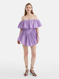 Flowy Mini Dress - Lilac