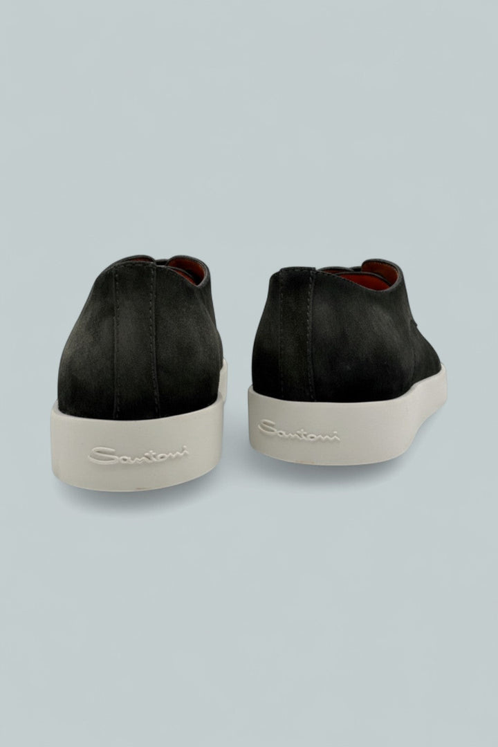 Leather Derby Shoes - Green