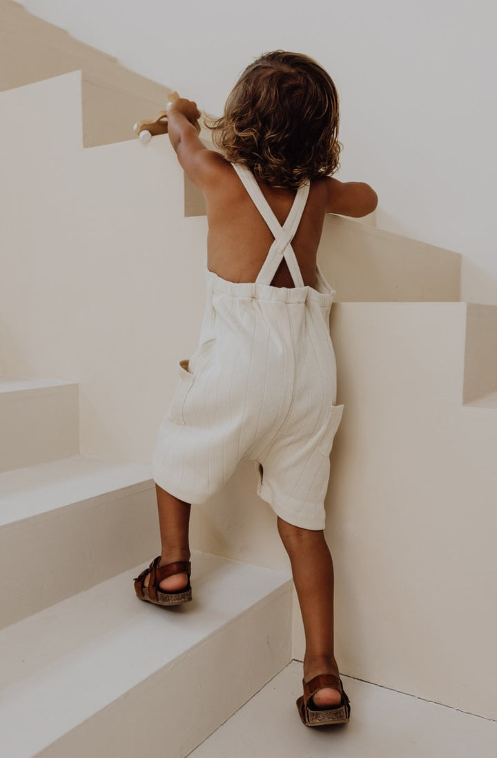 Rib Overalls - Bone