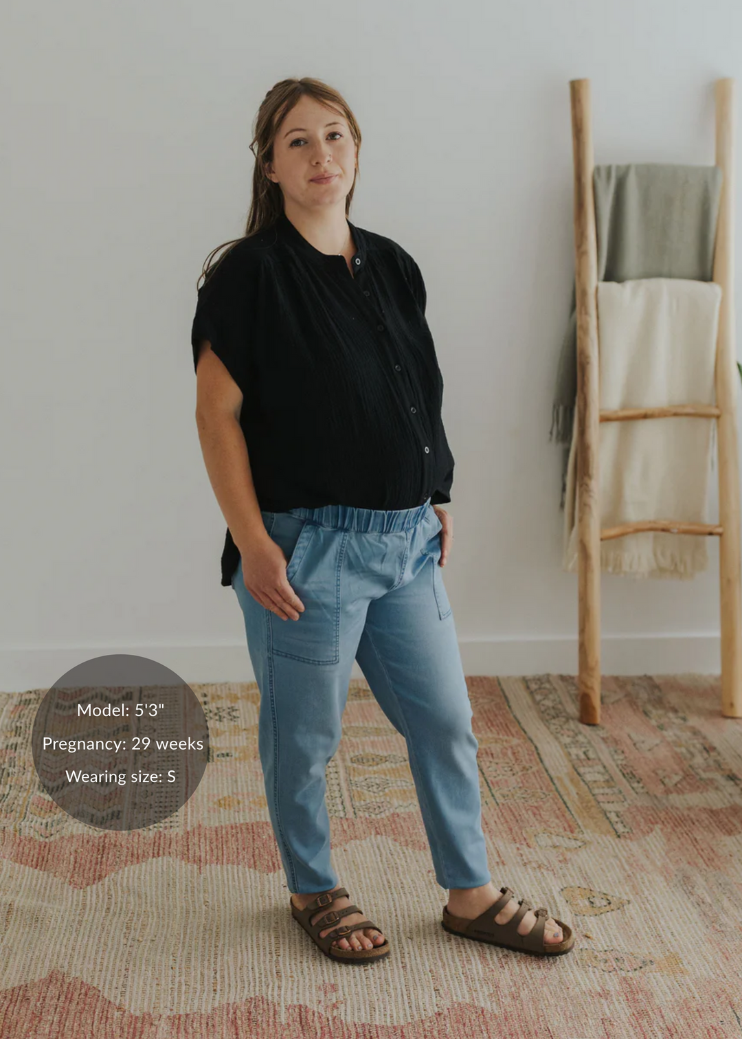 Transitional Denim Jogger