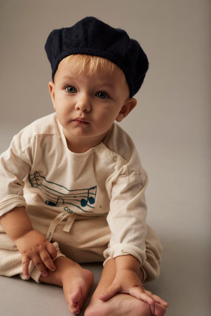 Soft Warm Jersey Print Baby T-shirt White