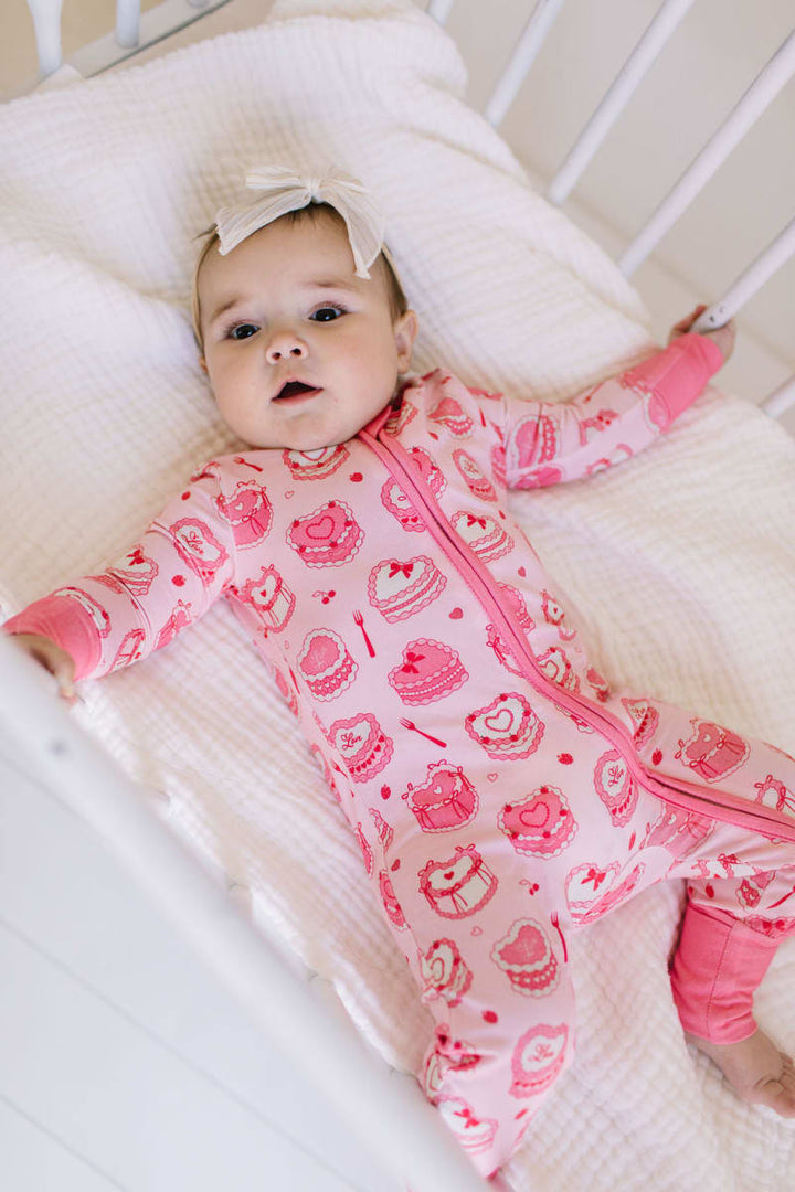 Zippy Bamboo Baby Pajama - Eat Your Heart Out