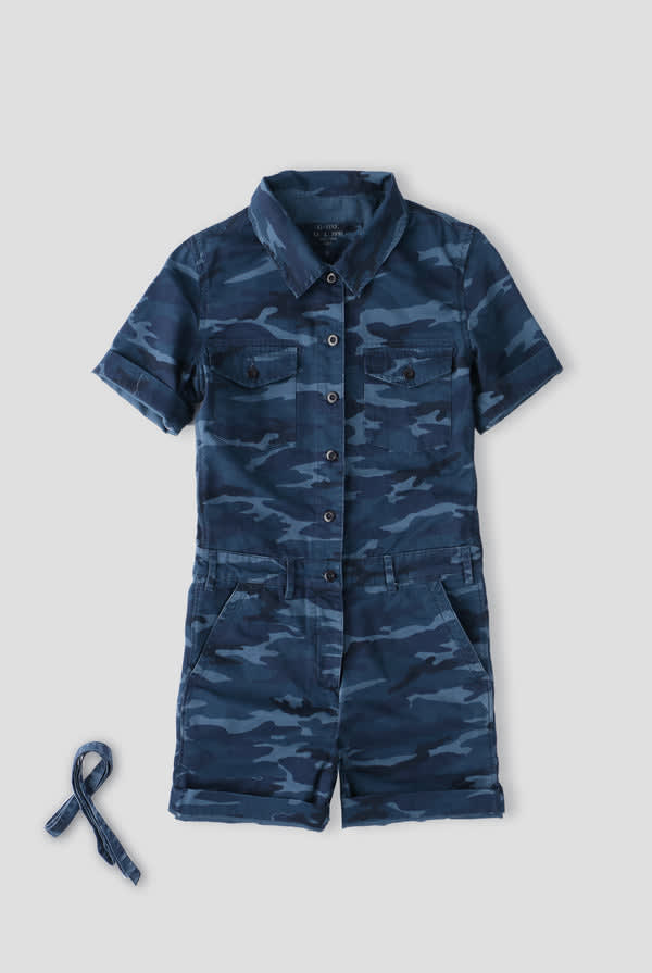 Jane Jumper - Navy Camouflage
