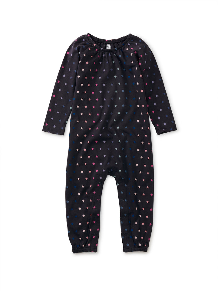 Raglan Baby Romper - Rainbow Stars