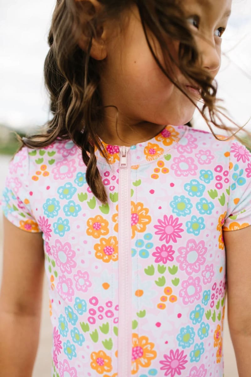 Zoey Swim - Pink Flowers