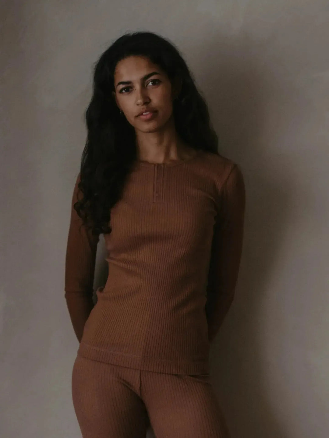 The Ribbed Top - Women's - Cinnamon