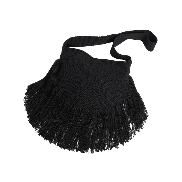 Fringe Boho Bag - Black
