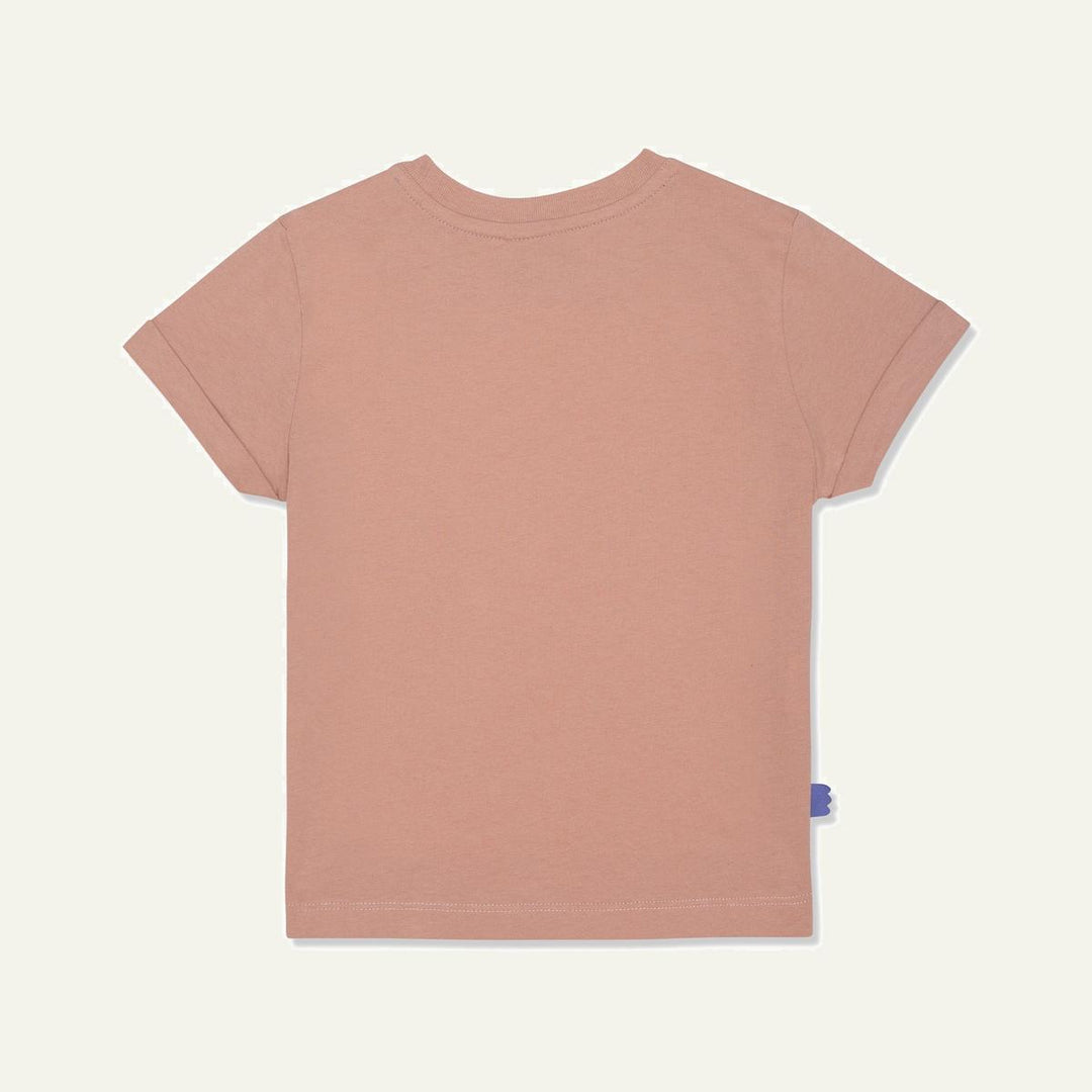 Recycled Cotton Ten Bottle Kid T-shirt - Misty Rose/della Blue