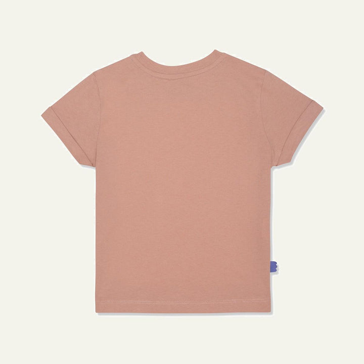 Recycled Cotton Ten Bottle Kid T-shirt - Misty Rose/della Blue