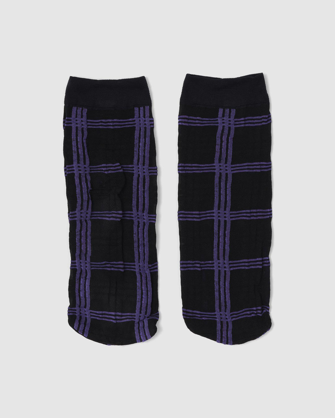 Rodebjer Colab Check Socks - Black