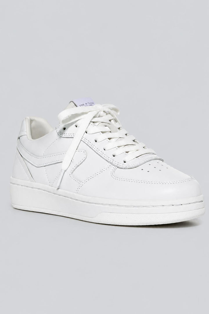 Retro Court Leather Sneaker - White