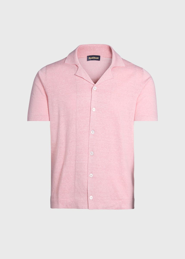 Linen Button - Pink