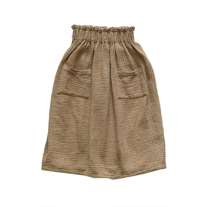 The Muslin Skirt - Camel Dresses + Skirts The Simple Folk 