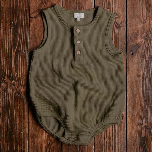 The Seeker Romper - Olive One Pieces The Simple Folk 