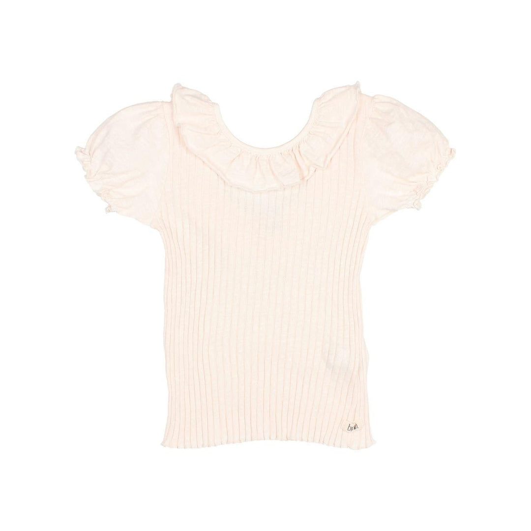 Rib Collar T-Shirt