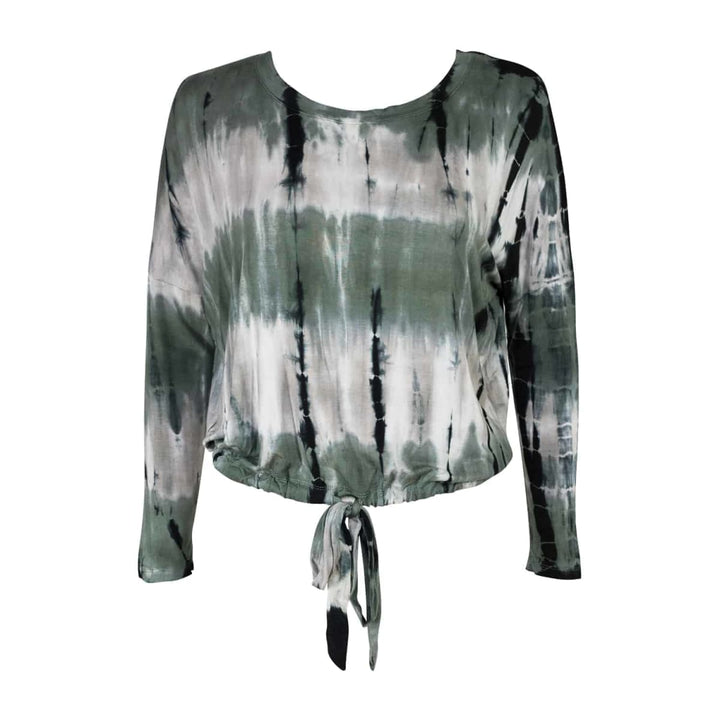 Ladies Relaxed Lounge Set - Olive Tie Dye