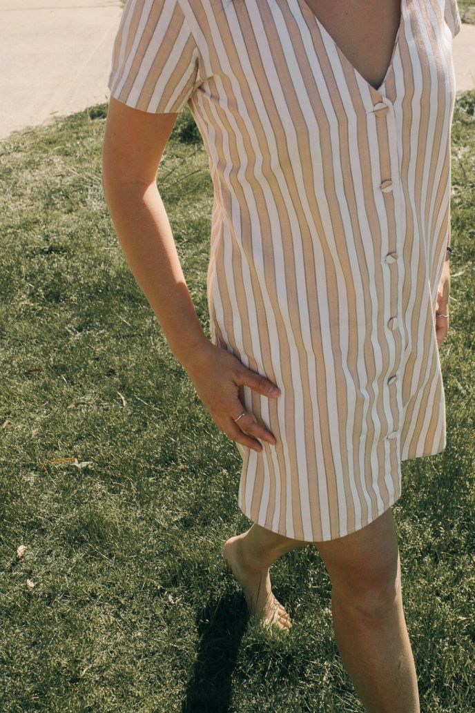 Moscha Smock Dress - Terracotta