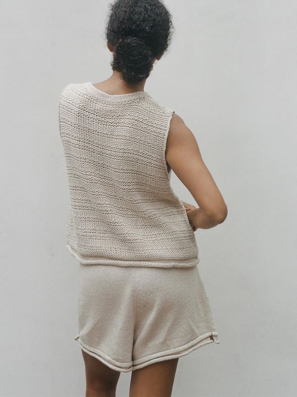 Textured Tank Woman - Flax Tanks WOL HIDE 