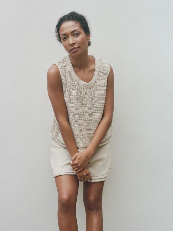 Textured Tank Woman - Flax Tanks WOL HIDE 