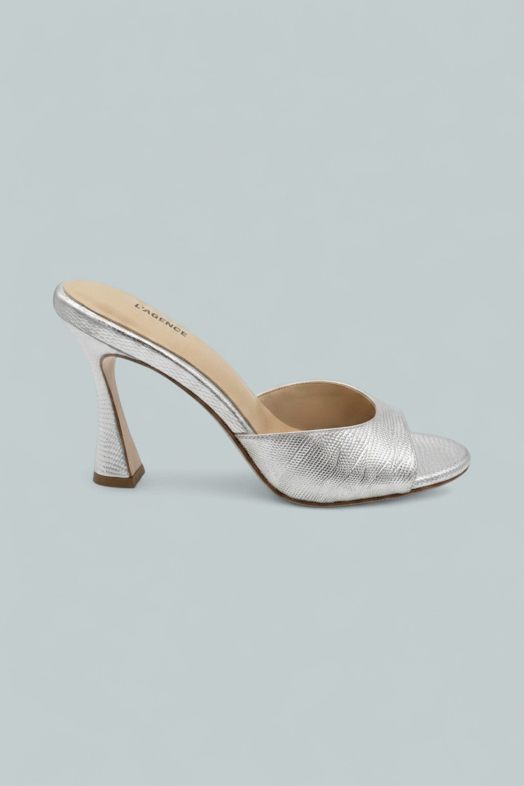 Women's Avery Slide High Heel Sandals - Silverliza