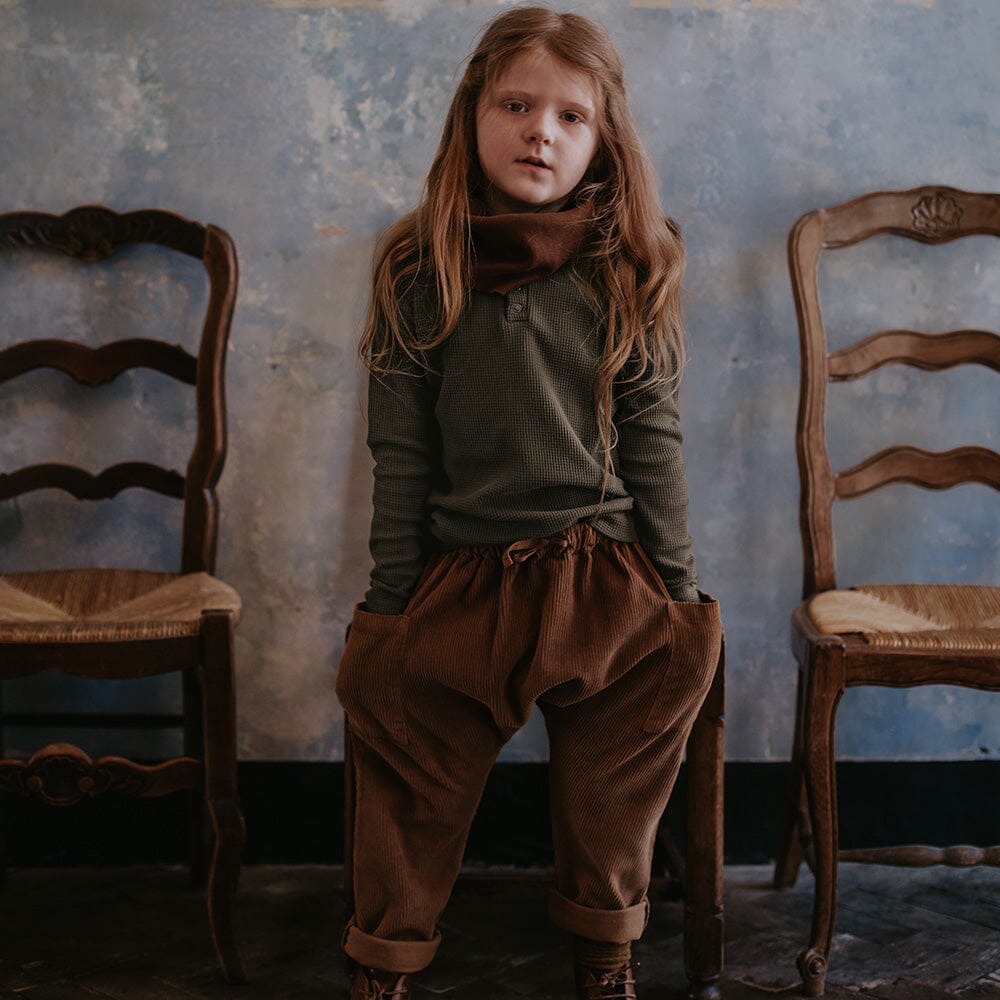 The Corduroy Harem Trouser - Rust Corduroys The Simple Folk 