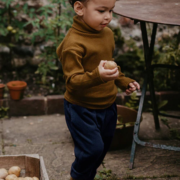 The Corduroy Harem Trouser - Indigo Pants The Simple Folk 