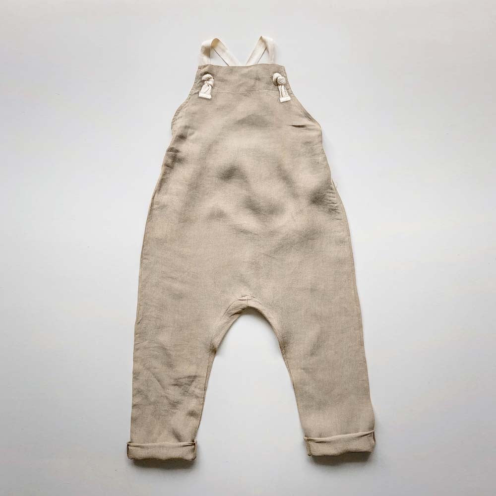 The Linen Overall - Oatmeal