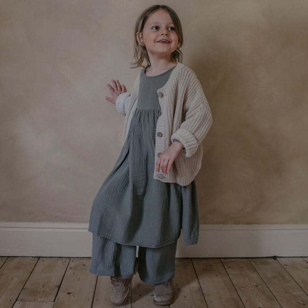 The Muslin Dress - Lead Gray Dresses + Skirts The Simple Folk